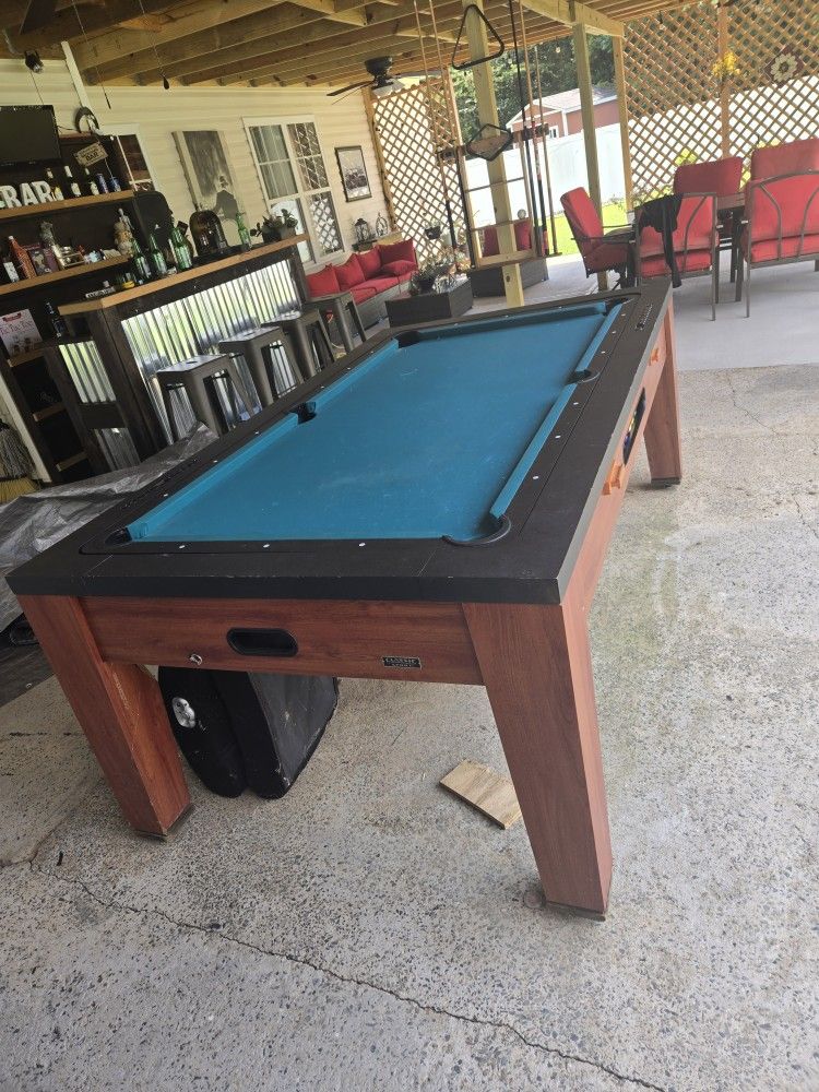 Pool Table And Bar
