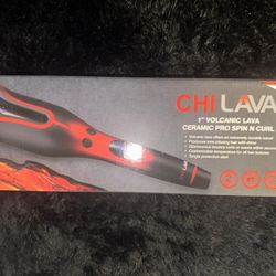Chi Lava 1" Volcanic Lava Ceramic Pro Spin N Curl
