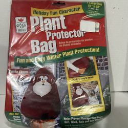 Winter Plant Protector Bag “ Santa Claus” Cover Bushes 51 x 63