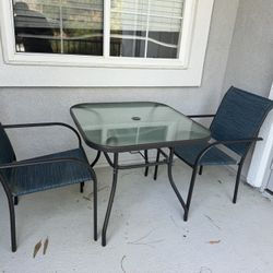 Glass Patio Table And Chairs
