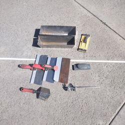 Drywall taping Knife's and Mud Trays