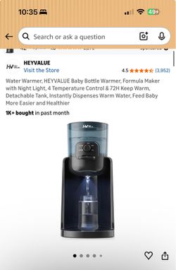 New baby bottle warmer water dispenser