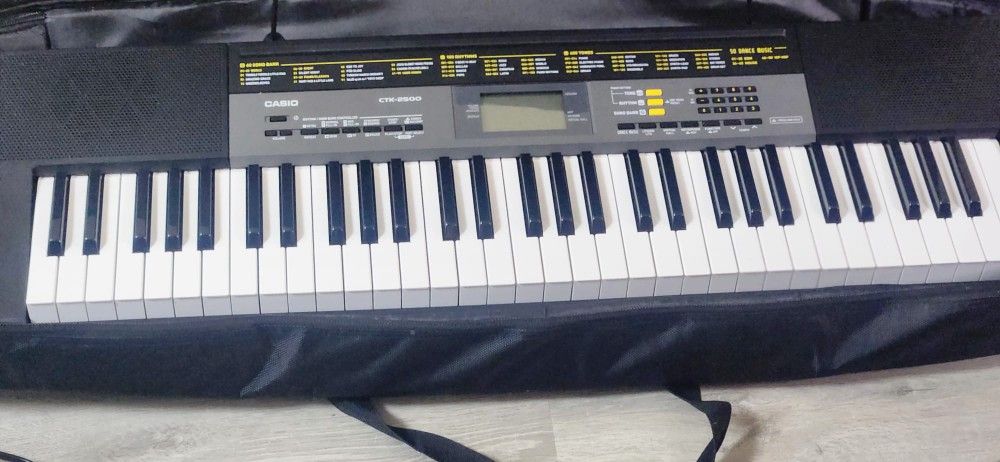 Casio CTK-2500 with Case