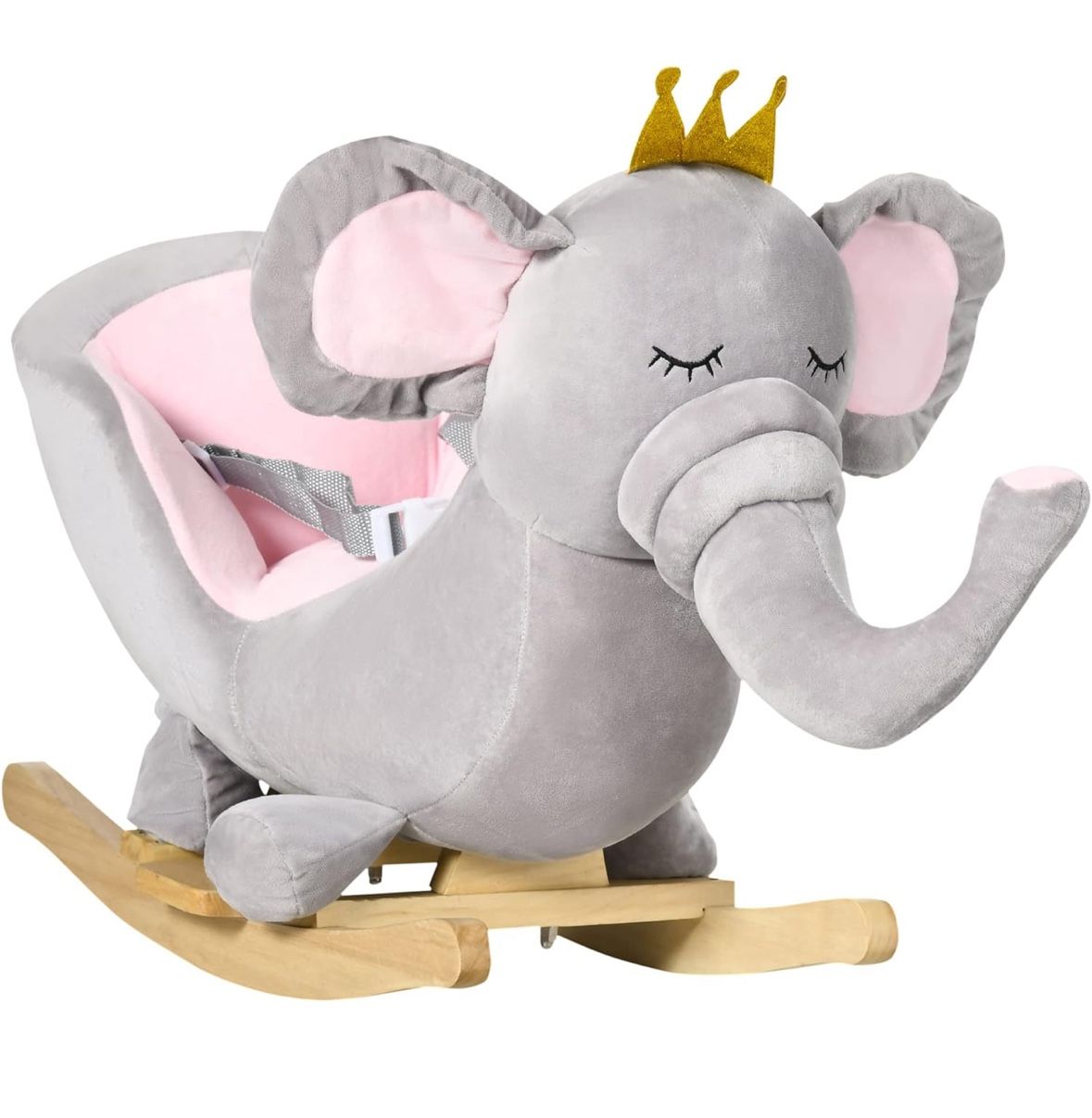 Baby Rocking Horse Elephant Rocking Chair Toddler Rocker Toy with Sound for 1.5-3 years - New in Box