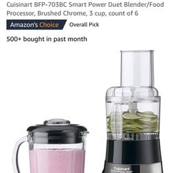 Cuisinart Smart Power Blender/ Food  Processor