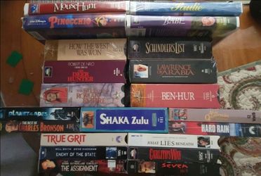 Vhs tape lot $5 for all!