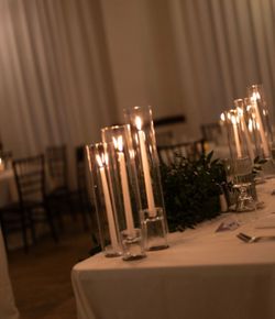 Wedding Hurricane Candle Sticks