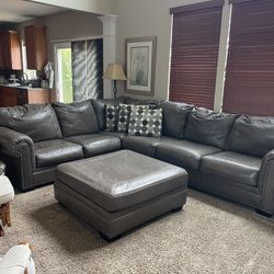 Sectional With Ottoman AND Chair