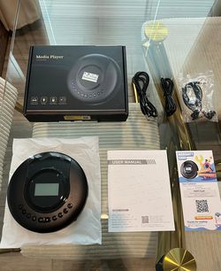 Portable CD Player Bluetooth with FM Radio