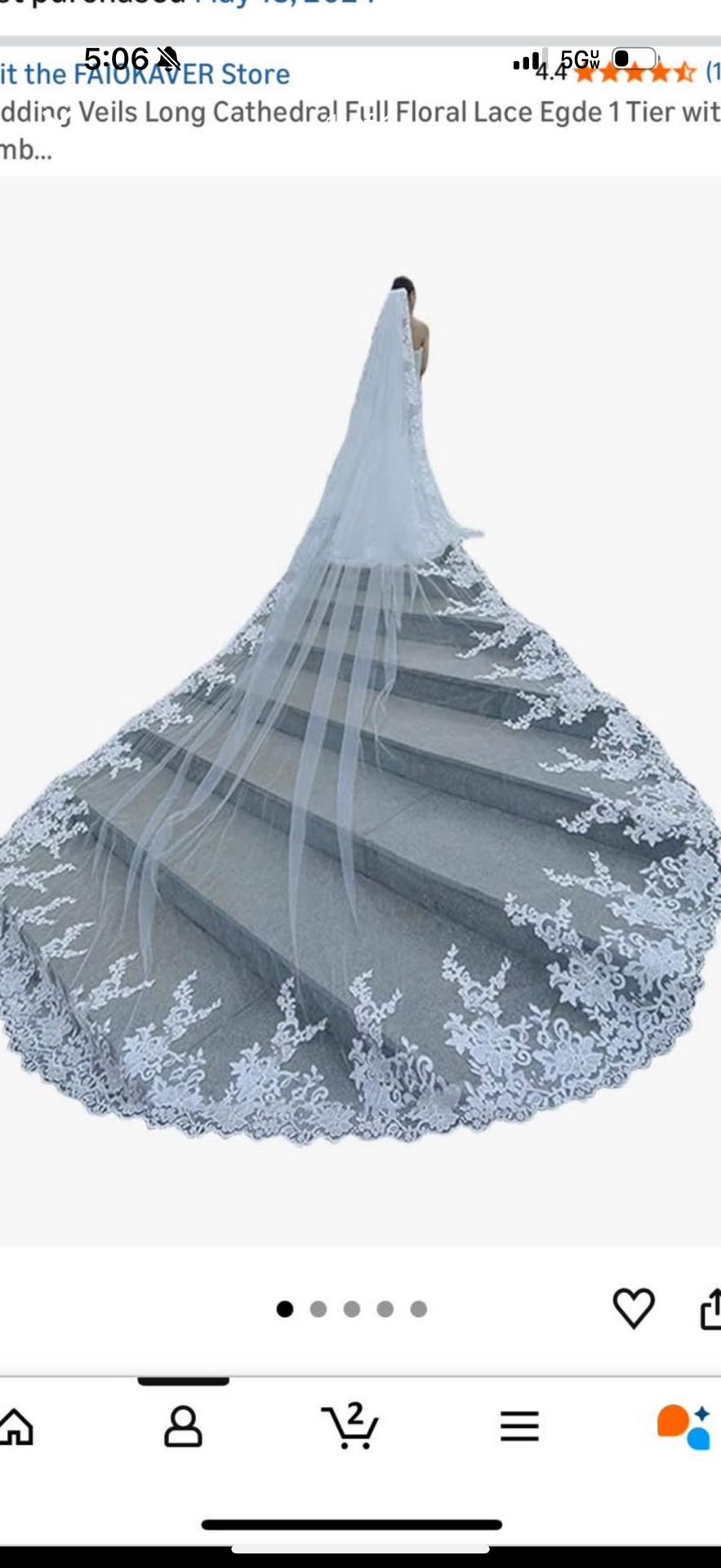 Brand New Wedding Veil