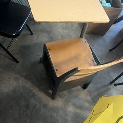 Antique school desk