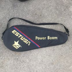 Estrusa Power Beam Tennis Racquet Cover Case Bag Only Black