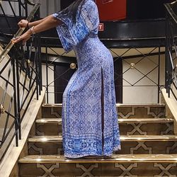 Surf Gypsy Open Back Dress Size S