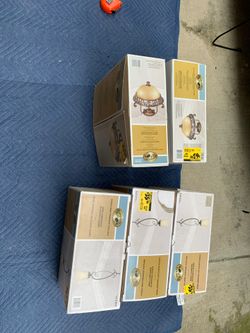 Semi flush mount light fixture and pendant light fixtures