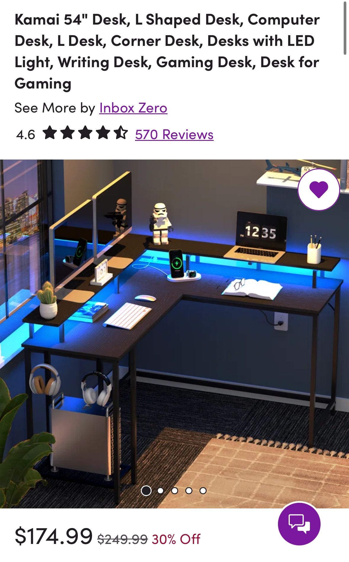 L Shaped Desk