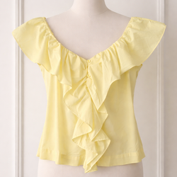 Beautiful! Marc New York Yellow Sleeveless Blouse Top Women’s Size S