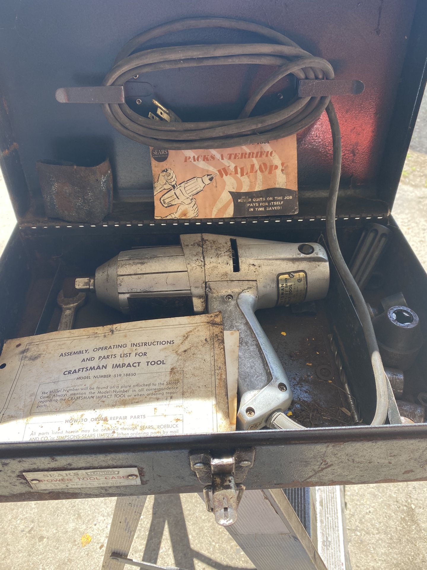 Vintage Sears, 1/2” Electric Drill
