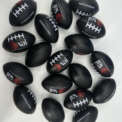 rubber advertising toy (“VAI”) in the form of an American football ball (18 pieces)