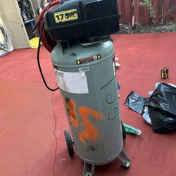 Air Compressor 42 Inches Height And 18 Inches Width