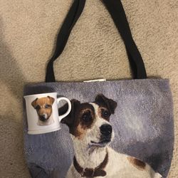 Jack Russell Tote And Mug Set