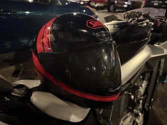Shoei RF-1200 Full Face Helmet with Cardo BlueTooth