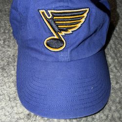 St. Louis Blues Hat Cap Strap Back Blue NHL Hockey Winter Classic Mens One Size