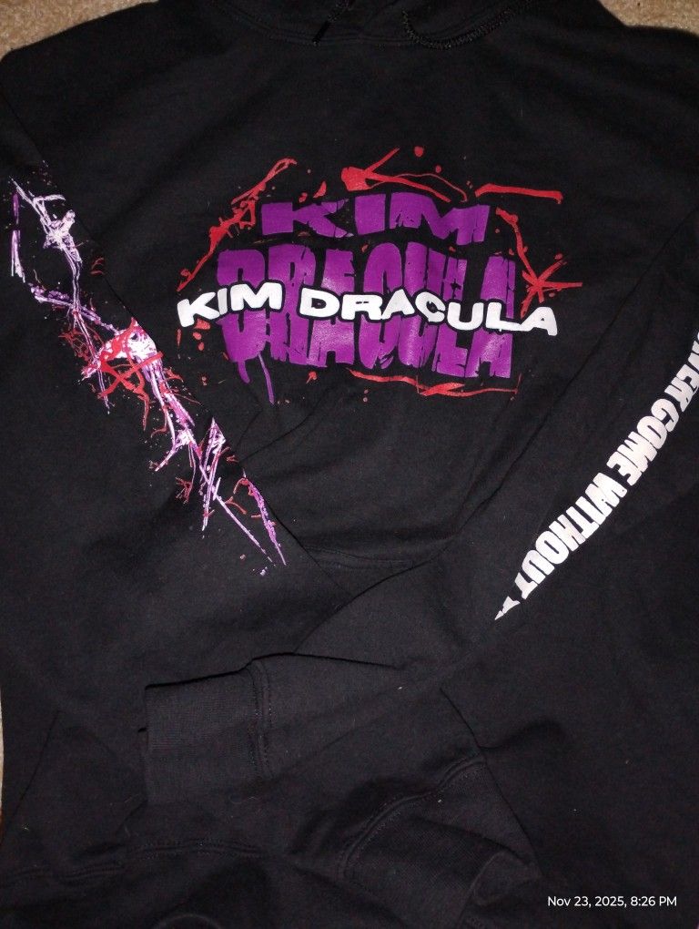 Kim Dracula Hoodie Size M