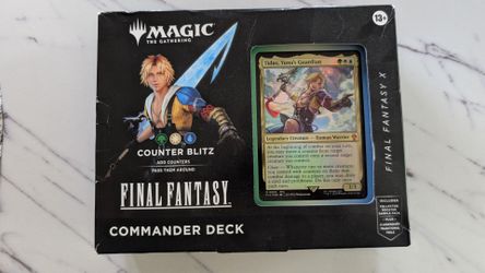 Never Opened Final Fantasy Tidus Commander