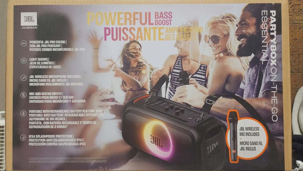 JBL Party Box On-The-Go Essential (KARAOKE)