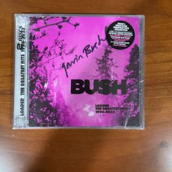 BUSH SIGNED CD 