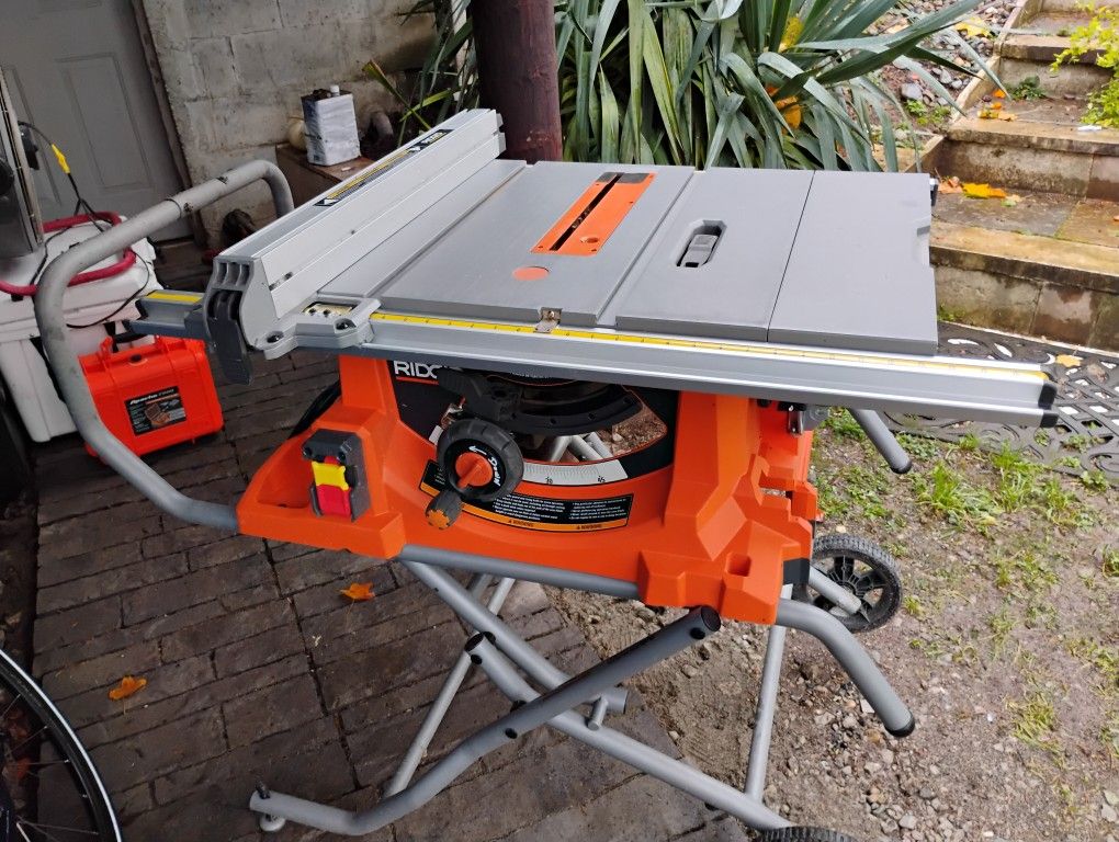 Ridgid Table Saw Used One Time