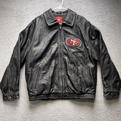 Vintage San Francisco 49ers Leather Jacket 