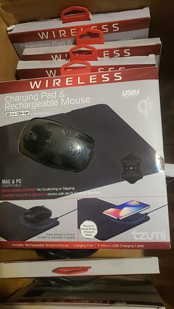 TZUMI wireless usb mouse with charge pad