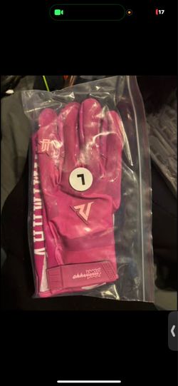 Pink Ahwiwiii Aj Greene football gloves