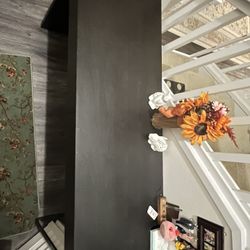 Black Desk With 2 Drawers
