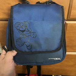 Blue And Black Nintendo 2DS Carrying Bag