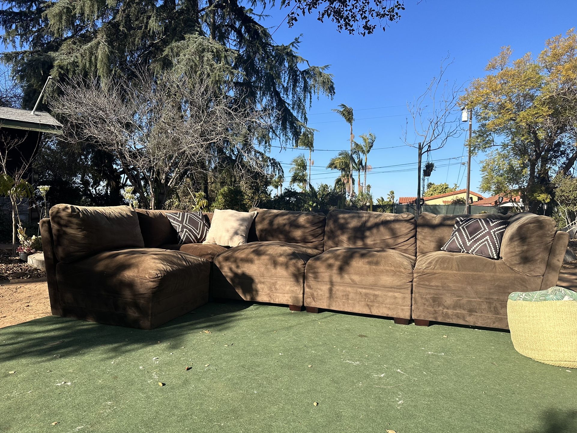 Brown Sectional Sofa