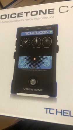TC Helicon VoiceTone C1 Pitch Correction Pedal