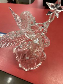 Vintage acrylic Angel Christmas tree topper
