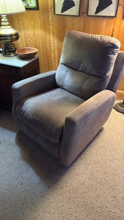 Used petite/female recliner rocker - Tan