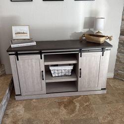 Barn Style TV Stand and Storage