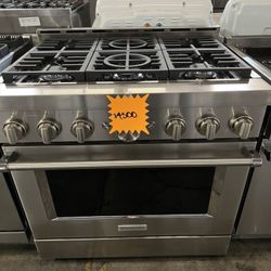 Kitchen Aid Stainless Steel Built In Stove