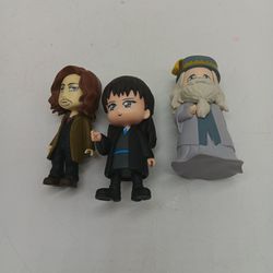 Harry Potter Toy Figurine Lot Of 3 Figures. 3" Set. Sirius Black Magical capsule