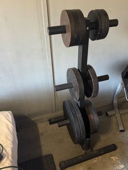 Olympic bar weight plates
