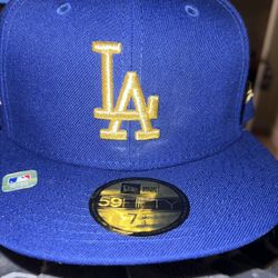 Dodgers Gold World Series Hat