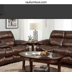 Sectional leather couch