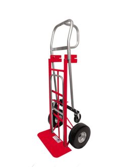 Milwaukee 3-in-1 Foldable Hand Truck, Red
