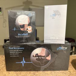HiDow TENS/EMS device with accessories