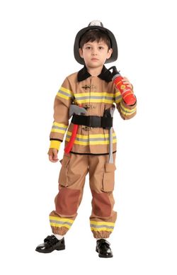 New! Fireman Costume Size S