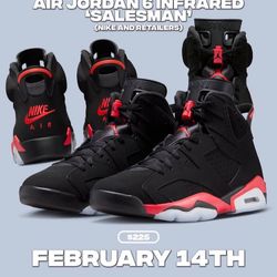 Air Jordan 6 Infrared ‘salesman’